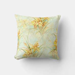 Wild Yellow Flowers Cushion