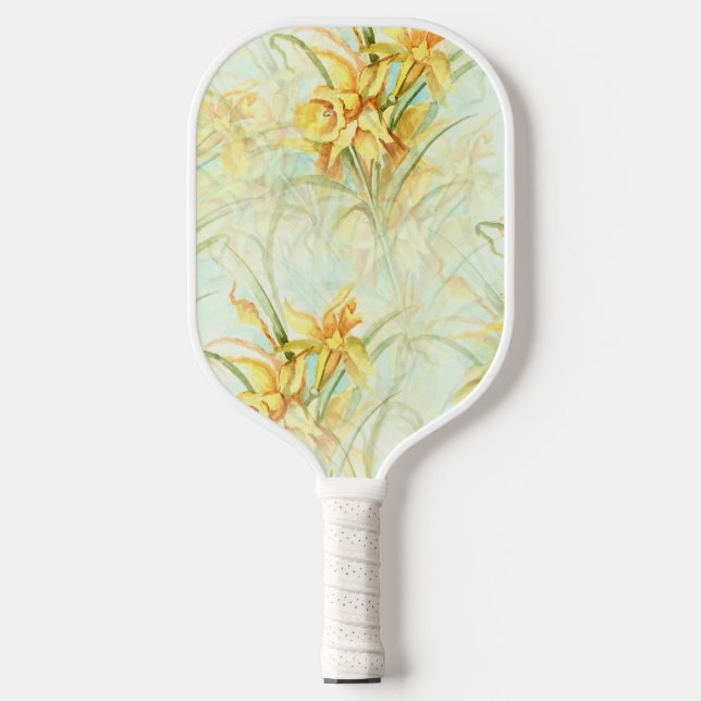 Wild Yellow Flowers Pickleball Paddle (Front)