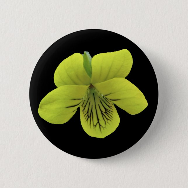 Wild Yellow Violet Coordinating Items 6 Cm Round Badge (Front)