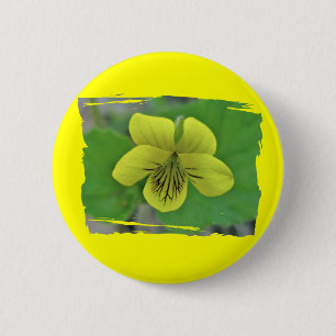 Wild Yellow Violet Coordinating Items 6 Cm Round Badge