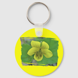 Wild Yellow Violet Coordinating Items Key Ring