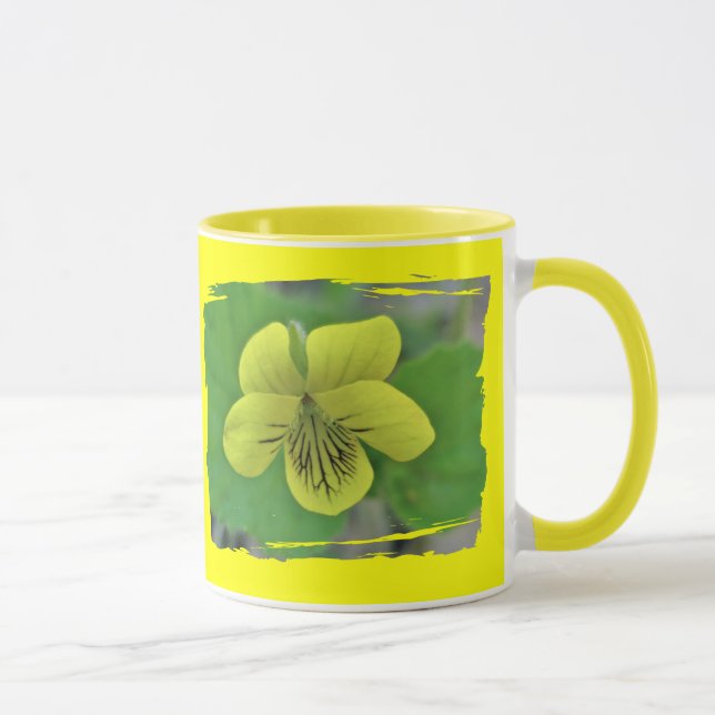 Wild Yellow Violet Coordinating Items Mug (Right)