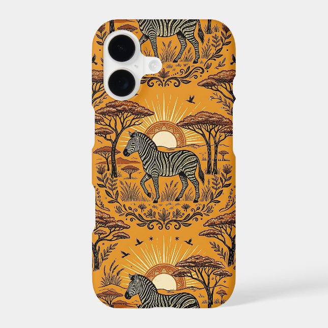 Wild Zebra iPhone 17 Case (Back)
