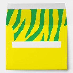 Wild Zebra Print Envelope