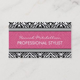 Wild Zebra Professional Business Cards