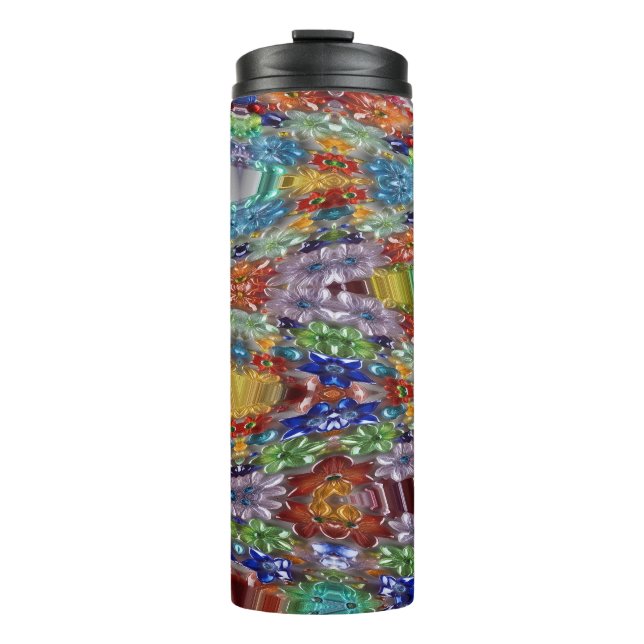 Wild Zigzag Vibrations -  Thermal Tumbler (Front)