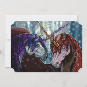 Wildberry Unicorns Invitation