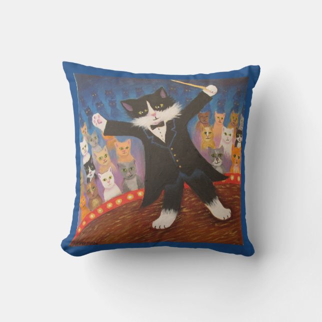 WILDBOY FACES THE MUSIC PILLOW (Front)