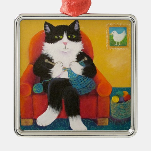 Wildboy Knits! Metal Tree Decoration (Front)