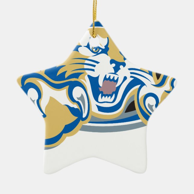 Wildcat Ceramic Ornament (Front)