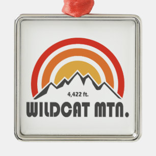 Wildcat Mountain New Hampshire Metal Ornament