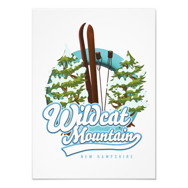 Wildcat Mountain New Hampshire Ski poster (Front)