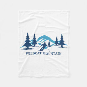 Wildcat Mountain New Hampshire Ski Resort Skiing S Fleece Blanket