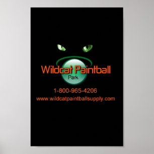 Wildcat Paintball Poster