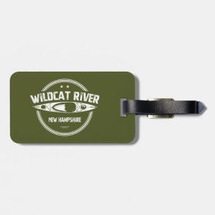 Wildcat River New Hampshire Kayak Luggage Tag