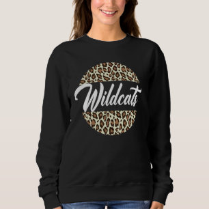 Wildcats High School Mascot Sports Team Women's Wi Sweatshirt