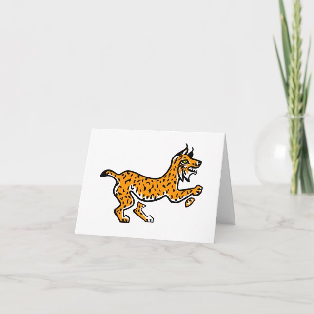 Wildcats - Iberian LYNX -Wildlife - Nature - Thank You Card (Front)