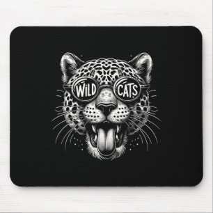 Wildcats School Sports Fan Team Spirit Back To Sch Mouse Pad