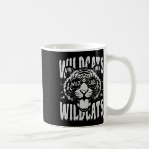Wildcats School Sports Fan Team Spirit Ck To Schoo Coffee Mug
