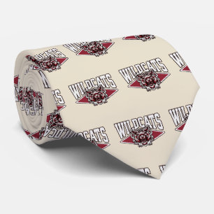  Wildcats Sports Team Neck Tie