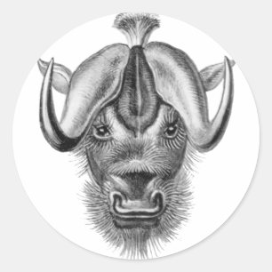 Wildebeest Classic Round Sticker