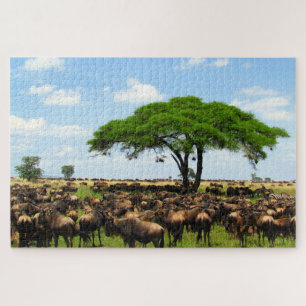 wildebeest jigsaw puzzle