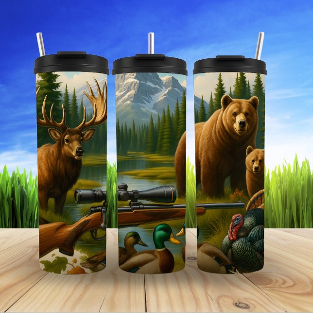 Wilderness Abundance, Hunter's Dream Thermal Tumbler (Creator Uploaded)