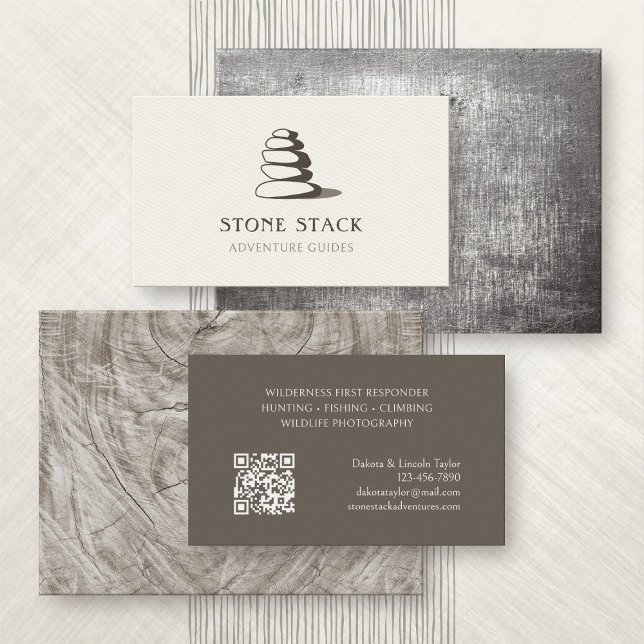 Wilderness Adventure Guide Business Card (Creator Uploaded)