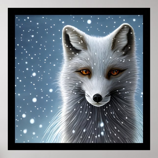 Wilderness Artic Fox Poster (Front)