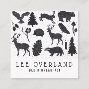 Wilderness Bed & Breakfast  Square Business Card