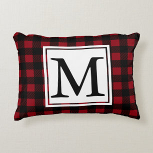 Wilderness Buffalo Check Lumberjack Plaid Decorative Cushion