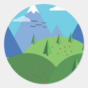 Wilderness Classic Round Sticker