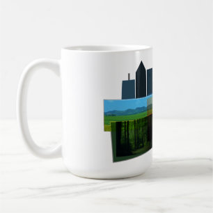Wilderness collage coffee mug