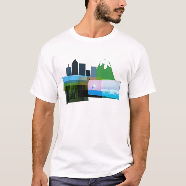 Wilderness collage  T-Shirt (Front)