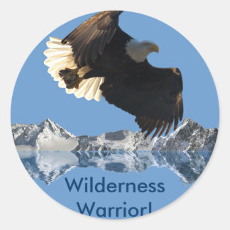 WILDERNESS EAGLE Collection Classic Round Sticker