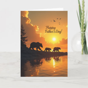 Wilderness Fathers Day Scene Card
