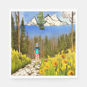 Wilderness Hike Napkin