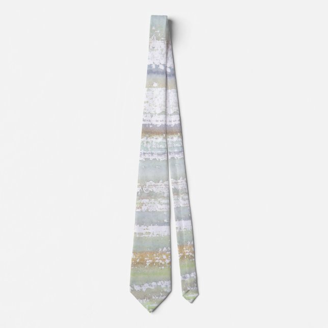 Wilderness Hues Watercolor Dry Brush Tie (Front)