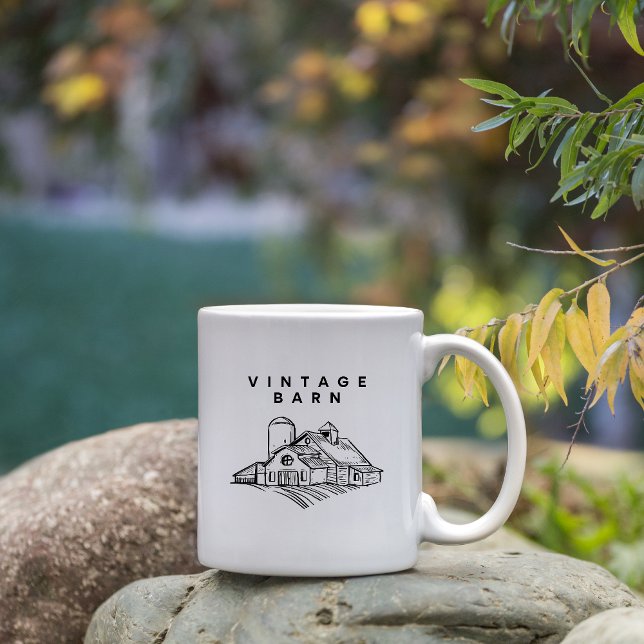 Wilderness Line Art  Minimal Mountain Mug (Creator Uploaded)