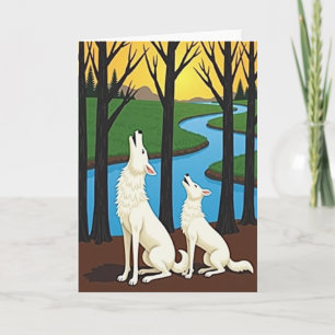 Wilderness Mothers Day Howl Card