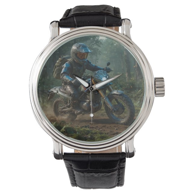 Wilderness Motocross - Dirtbike Racer II Watch (Front)