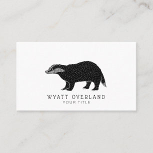 Wilderness Naturalist Hiking Guide Business Card