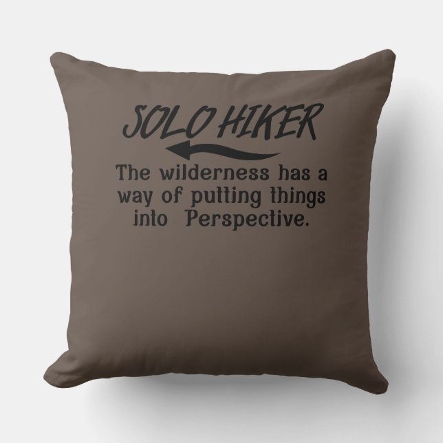 Wilderness putting things into perspective. cushion (Front)