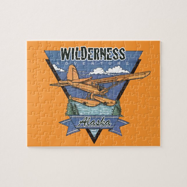 Wilderness Seaplane Adventure Alaska Jigsaw Puzzle (Horizontal)