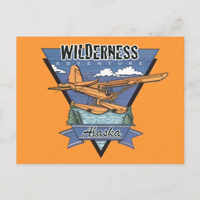Wilderness Seaplane Adventure Alaska Postcard (Front)