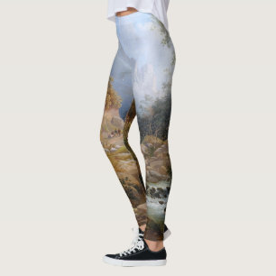 Wilderness Stream Forest All Over Print Leggings