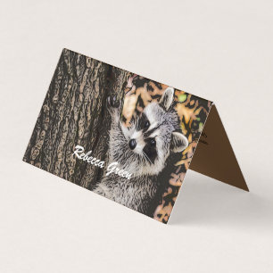 Wilderness Wild Racoon Business Card