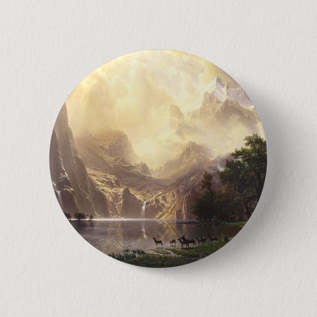 Wilderness & Wildlife 6 Cm Round Badge (Front)