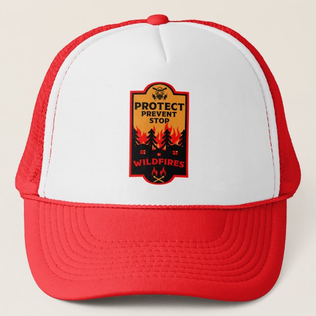 Wildfire Prevention Trucker Hat (Front)