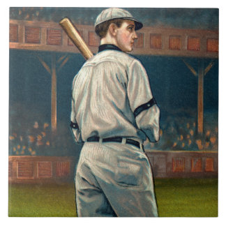 Wildfire Schulte, Chicago Cubs, 1911 Ceramic Tile